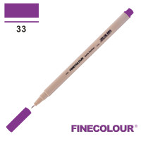 Линер на водной основе Finecolour Liner 033 темный фиолетовый (EF300-33)