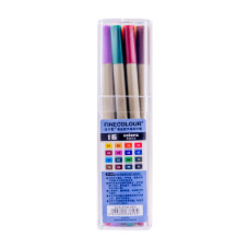 Набор маркеров Finecolour Liner 16 цветов (EF300-TB16)