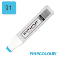 Заправка спиртовая Finecolour Refill Ink 091 голубой бензин BG91 (EF900-91)