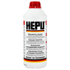 Жидкость охлаждающая HEPU Антифриз -38 °C G12 концентрат, 1.5 л (HE0020)
