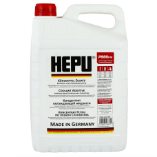 Жидкость охлаждающая HEPU Антифриз -38 °C G12 концентрат, 5 л (HE0021)