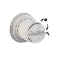 Вентилятор Horoz Electric 12 Вт 100 мм белый (502-200-100)