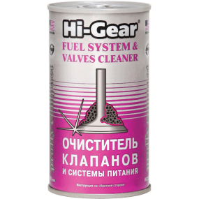 Очиститель системы питания и клапанов (на 40 л) Hi-Gear HG3236, 295 мл (733235)