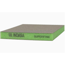 Двухсторонний абразивный спонж 98 х 120 х 13 мм зерно Р500-600 Super fine Indasa 1 шт (59512)