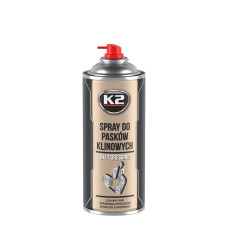 Мастило рідке для змащування клинових ременів K2 W126 BELT DRESSING, 400 мл (K20007)