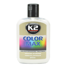 Полироль восковой для кузова оттеночный K2 COLOR MAX WHITE K020BI, 200 мл (K20336)