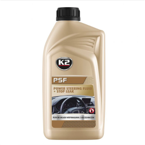 Герметик та рідина  для гідропідсилювача керма K2 O5821E POWER STEERING FLUID + STOP LEAK, 1 л (K20400)