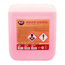 Жидкость охлаждающая K2 Kuler Long Life -35 °C G12 красная, 20 л (K20497)