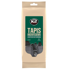 Салфетки влажные для очистки тканевой обивки 24 шт K2 Tapis Wipes K212 (K20558)