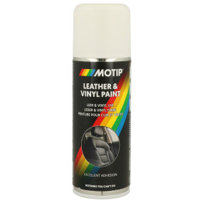 Фарба Motip Leather Paint для шкіри транспортно-біла матова Ral 9016 (04236BS), 200 мл