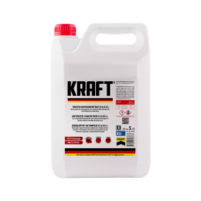 Антифриз концентрат -35 °C KRAFT G12/G12+ красный, 5 л (KF104)