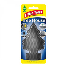 Держатель ароматизатора для салона авто Little Trees Tree House елка черный (MT0111)