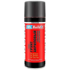 Универсальный акриловый черный спрей-грунт Mr. Build (MBG004)