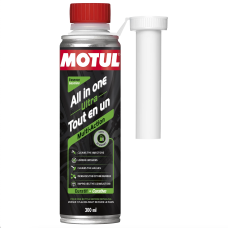 Очиститель комплексный для бензиновых двигателей MOTUL All In One Ultra Gasoline, 300 мл (110093)