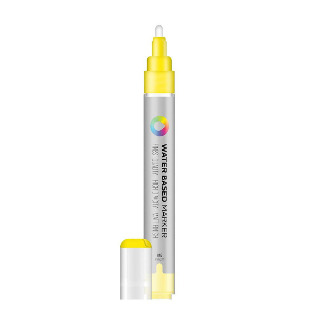 Маркер на водной основе 3 мм MTN WB-0010 Cadmium Yellow Medium желтый (623155)
