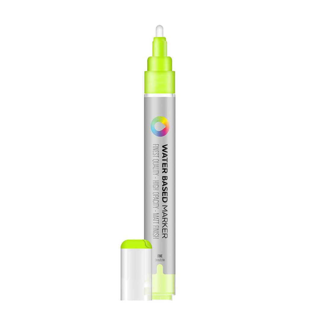 Маркер на водной основе 3 мм MTN WB-0072 Brilliant Yellow Green зелений (623189)