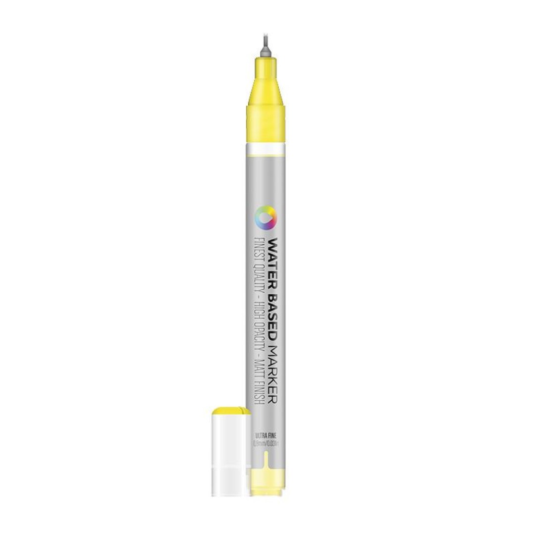Маркер на водной основе с метал. наконечником 0,8 мм MTN WB-510 Cadmium Yellow Medium жовтий (623031)