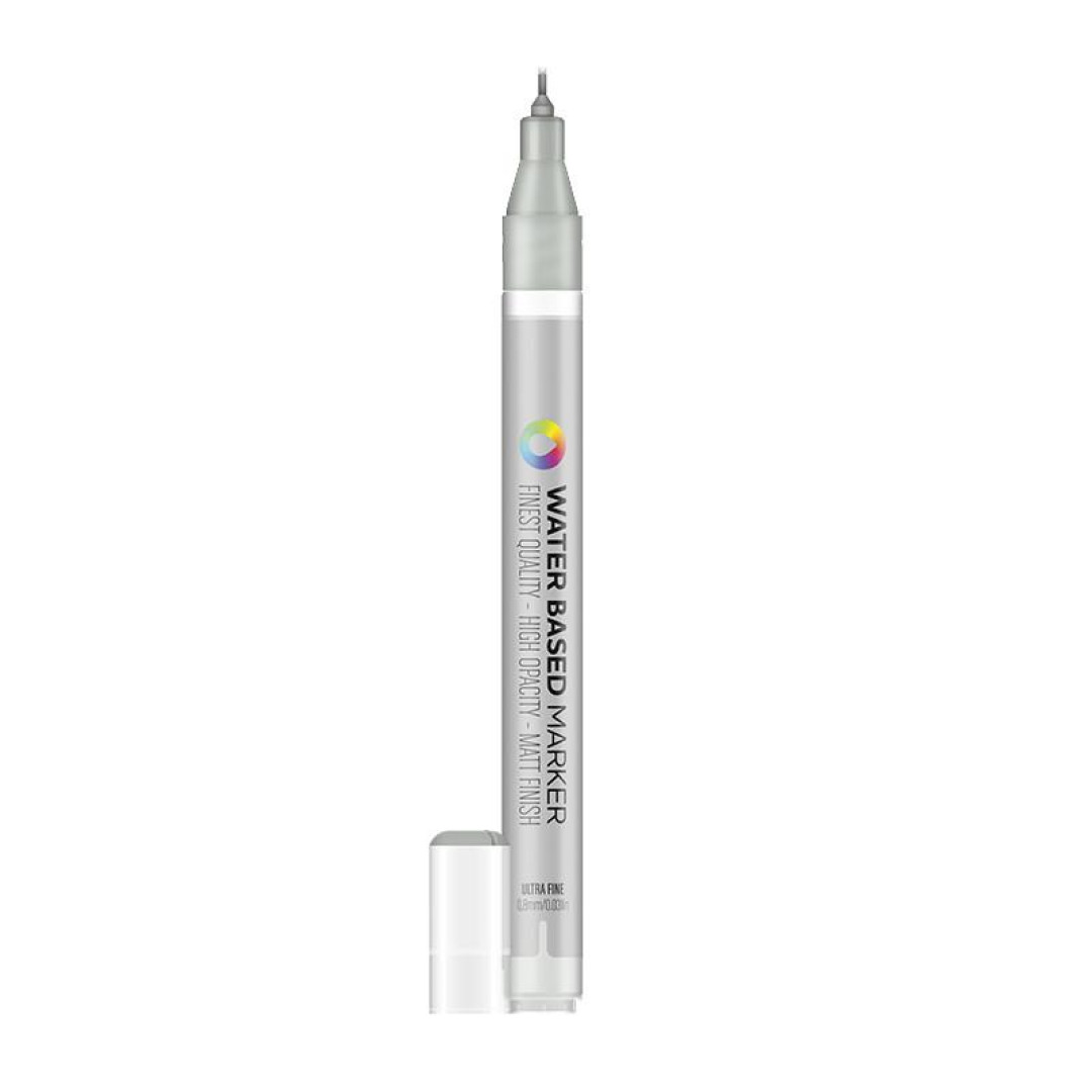 Маркер на водной основе с металл. наконечником 0,8 мм MTN WB-515 Neutral Grey серый (623036)
