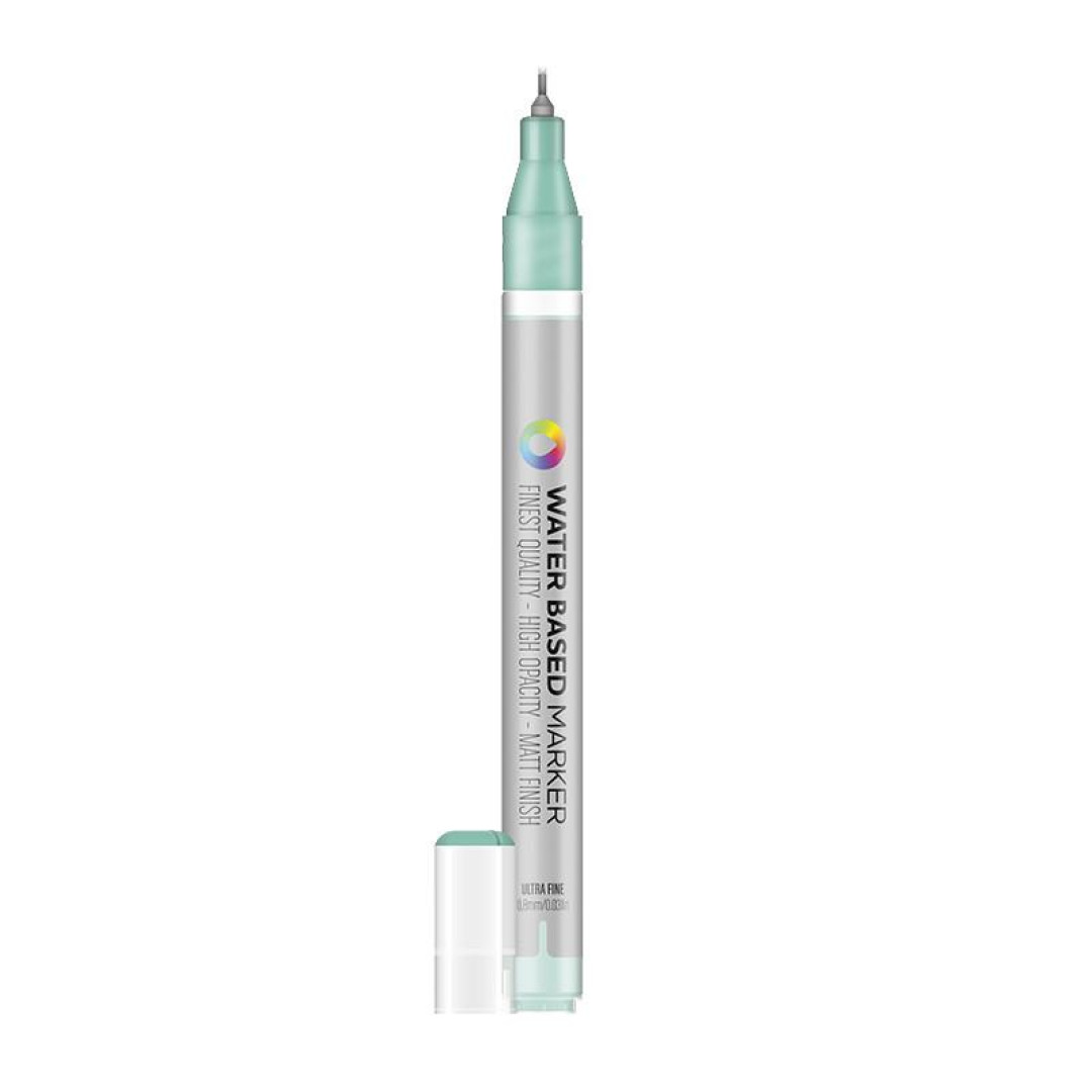 Маркер на водной основе с металл. наконечником 0,8 мм MTN WB-557 Turquoise Green зеленый (623055)