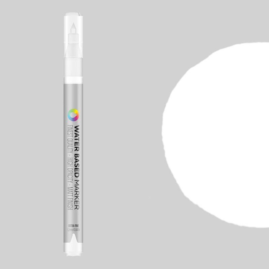 Маркер на водной основе 1.2 мм MTN WB-003 Titanium White белый (623069)