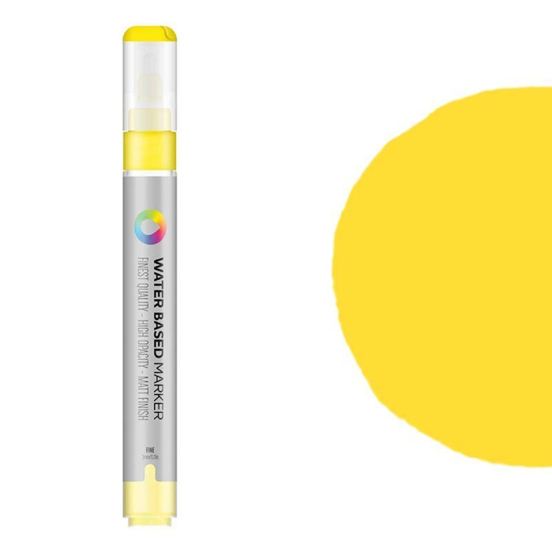 Маркер на водной основе 3 мм MTN WB-0010 Cadmium Yellow Medium желтый (623155)