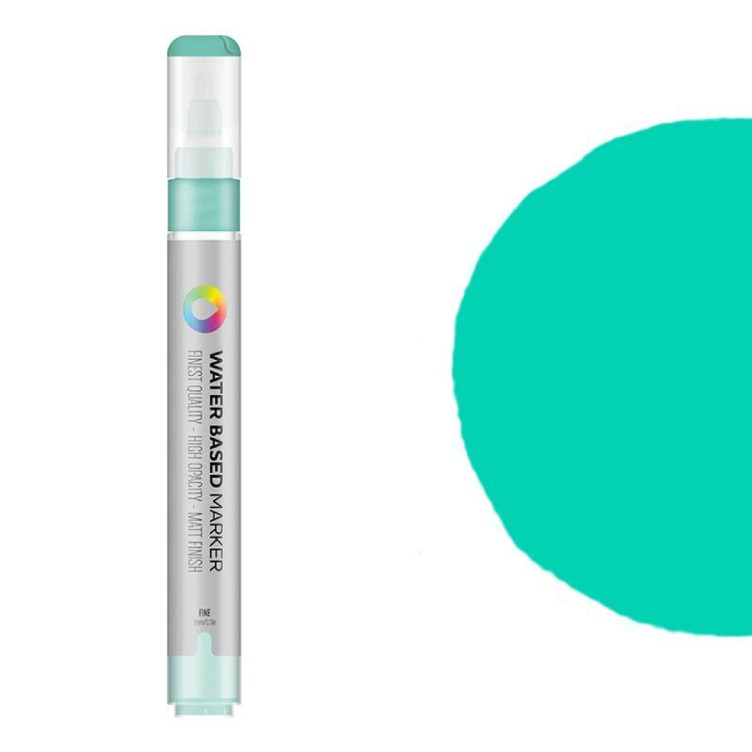 Маркер на водной основе 3 мм MTN WB-0057 Turquoise Green зелений (623188)