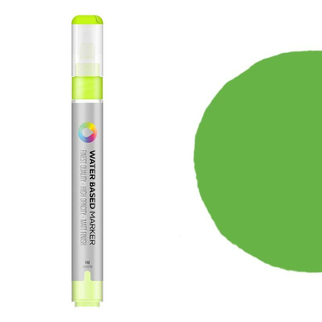 Маркер на водной основе 3 мм MTN WB-0072 Brilliant Yellow Green зелений (623189)