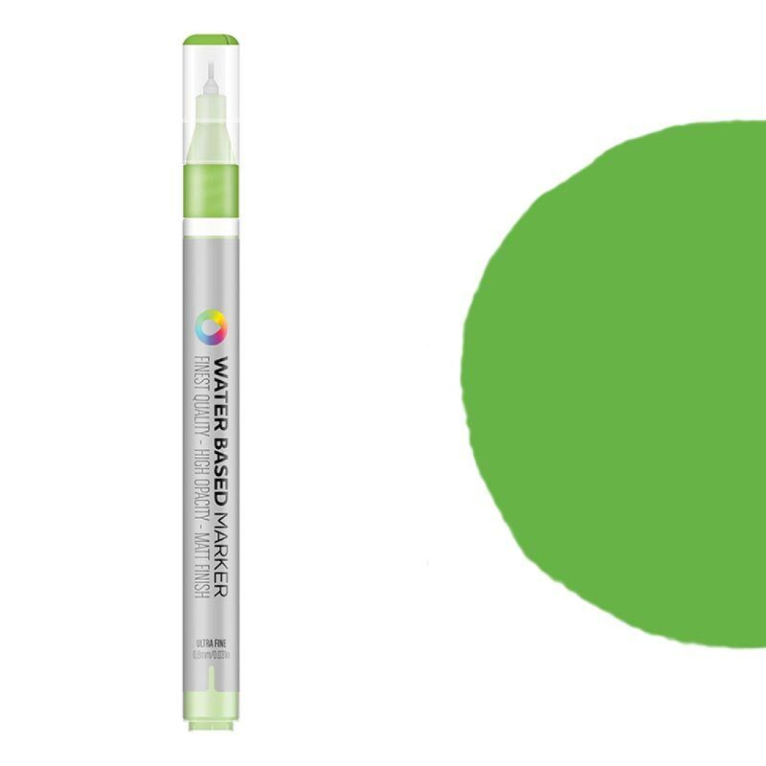 Маркер на водной основе с металл. наконечником 0,8 мм MTN WB-511 Brilliant Light Green зеленый (623033)