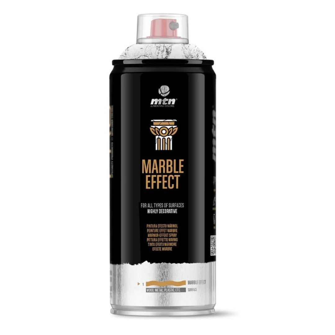 Аерозольна фарба з ефектом мармуру MTN PRO Marble Effect Black чорна (791322)