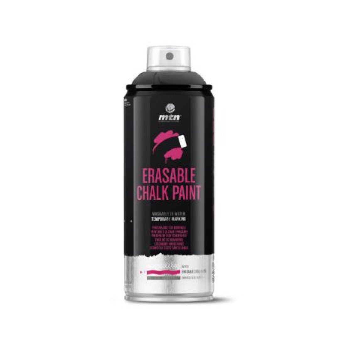 Аэрозольная краска MTN PRO Erasable Chalk Paint черная (633718)