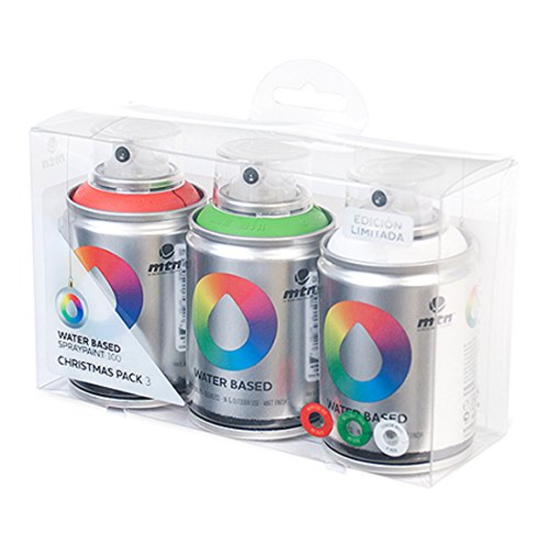 Набор аэрозольных красок MTN WB Christmas 3 Pack, 100 мл (622987)