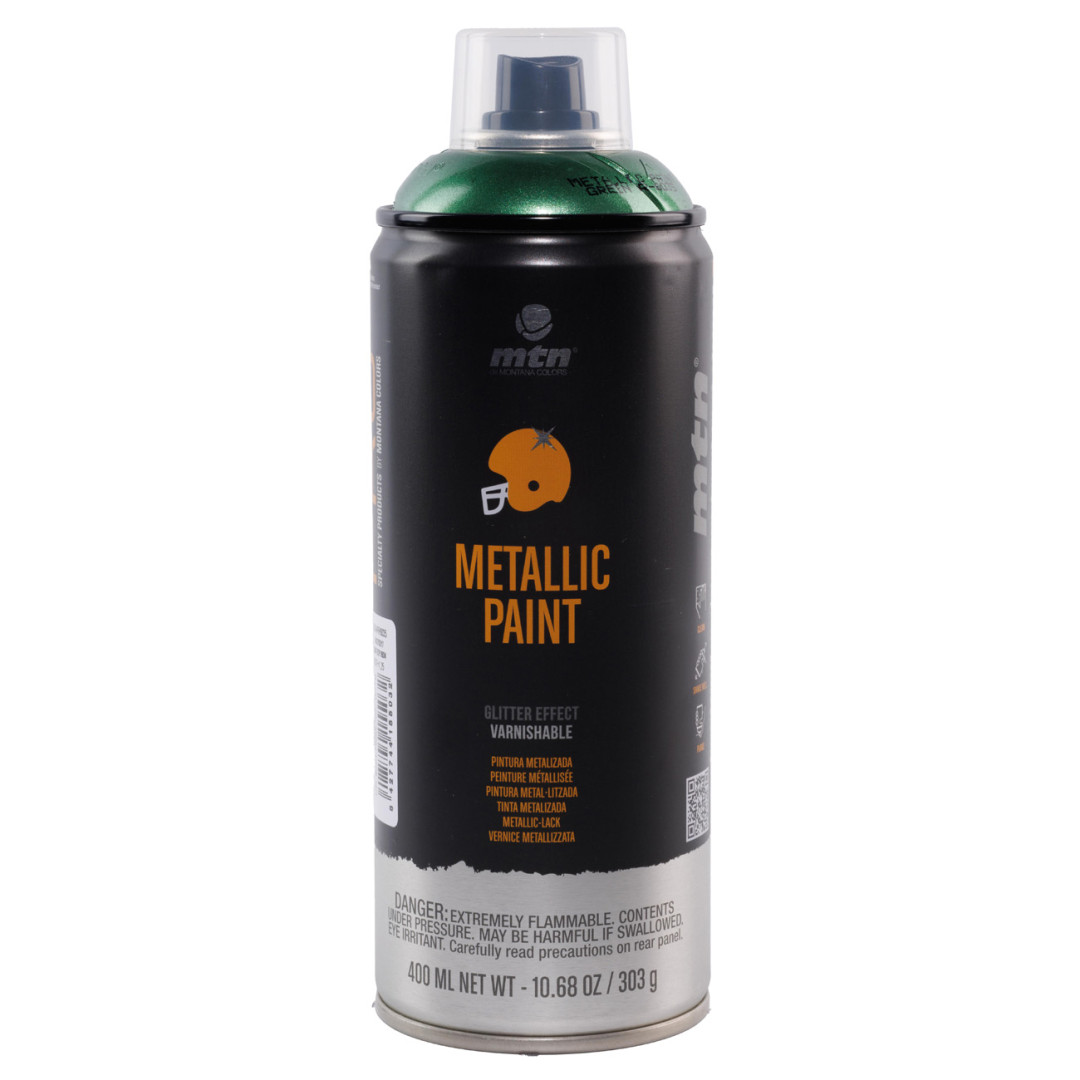 Аерозольна фарба з ефектом металік MTN PRO Metallic Paint R-6035 зелена (622992)