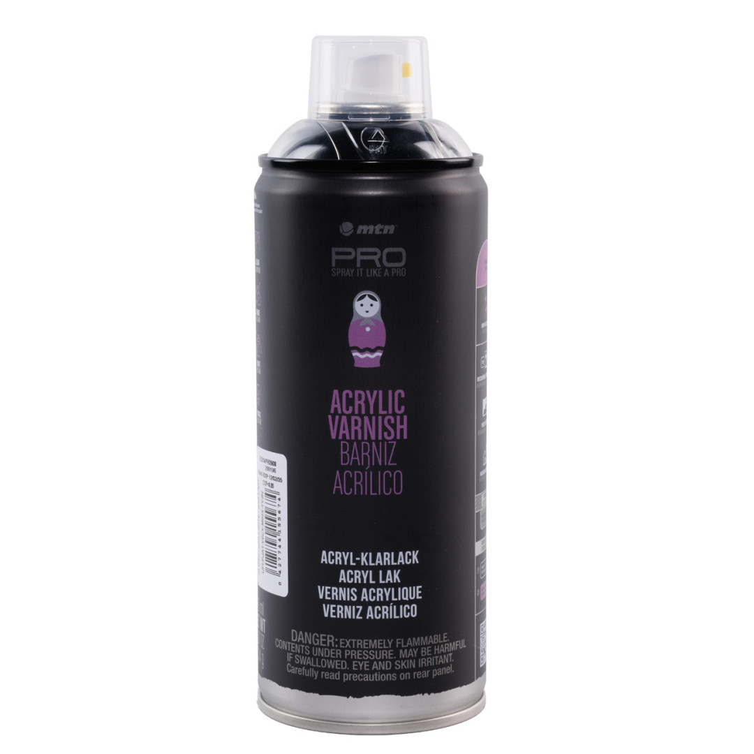 Аэрозольный лак MTN PRO Varnish Acrylic Semi-matt полуматовый (623012)