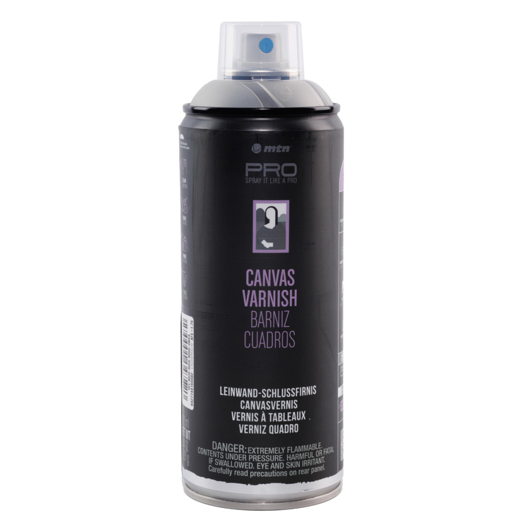 Аэрозольный лак MTN PRO Varnish Acrylic Cuadros Satinado полуматовый (623014)