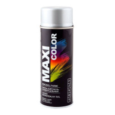 Эмаль аэрозольная Maxi Color с эффектом алюминий (MX0009)
