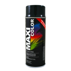 Емаль аерозольна універсальна декоративна Maxi Color Ral 7021 чорно-сіра (MX7021)