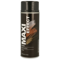 Эмаль аэрозольная универсальная металлик Maxi Color черная (MX0025)