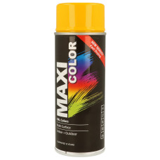 Эмаль аэрозольная универсальная декоративная Maxi Color Ral 1003 сигнально-желтая (MX1003)