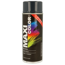 Емаль аерозольна універсальна декоративна Maxi Color Ral 7016 антрацитово-сіра (MX7016)