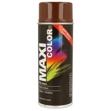 Эмаль аэрозольная универсальная декоративная Maxi Color Ral 8011 коричневая (MX8011)