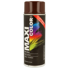 Эмаль аэрозольная универсальная декоративная Maxi Color Ral 8016 коричнево-красная (MX8016)
