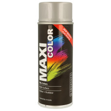 Эмаль аэрозольная универсальная декоративная Maxi Color Ral 9006 бело-алюминевая (MX9006)