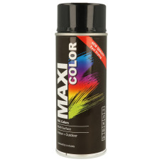 Эмаль аэрозольная универсальная декоративная Maxi Color Ral 9011 графитово-черная (MX9011)