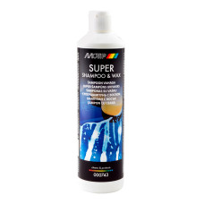 Шампунь с воском MOTIP CAR CARE SUPER SHAMPOO & WAX, 500 мл (000743BS)