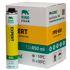 Монтажна піна Rino Professional Expert FPE-850, 850 мл (EXPERT)