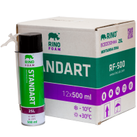 Всесезонна монтажна піна Rino RF-500, 500 мл (RF-500)
