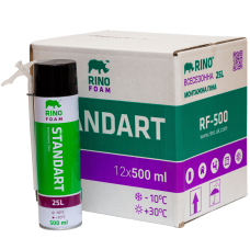Всесезонна монтажна піна Rino RF-500, 500 мл (RF-500)
