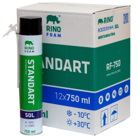Всесезонна монтажна піна Rino Standart RF-750, 750 мл (RF-750)
