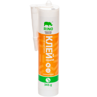 Універсальний акриловий монтажний клей Rino прозорий (RG-A345), 345 мл
