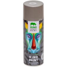 Універсальна акрилова аерозольна емаль Rino срібло металік (RP-36)